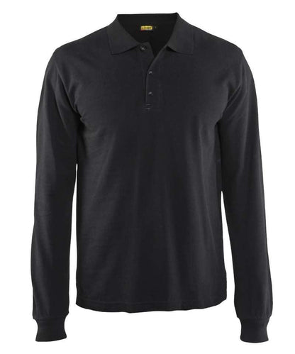 Poloshirt met lange mouwen Blaklader 3388 zwart
