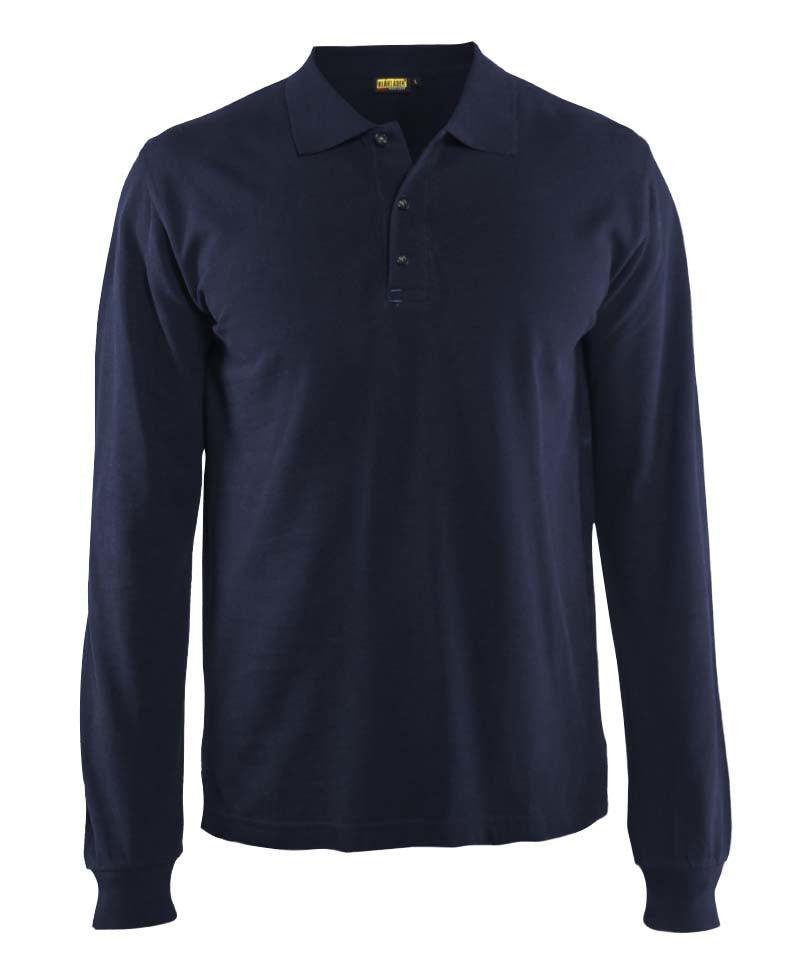 Poloshirt met lange mouwen Blaklader 3388 navy