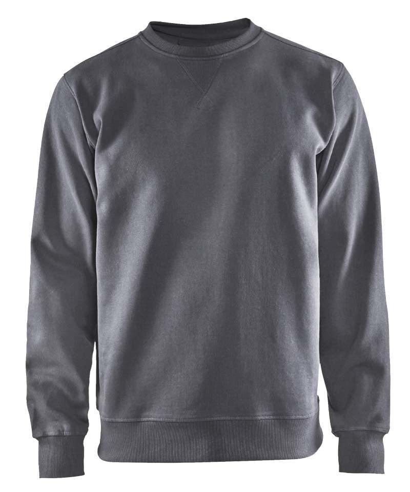 Blaklader sweater ronde hals 3364 grijs voorkant