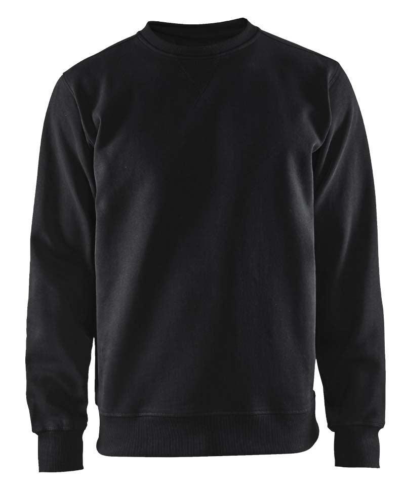 Blaklader sweater ronde hals 3364 zwart voorkant 