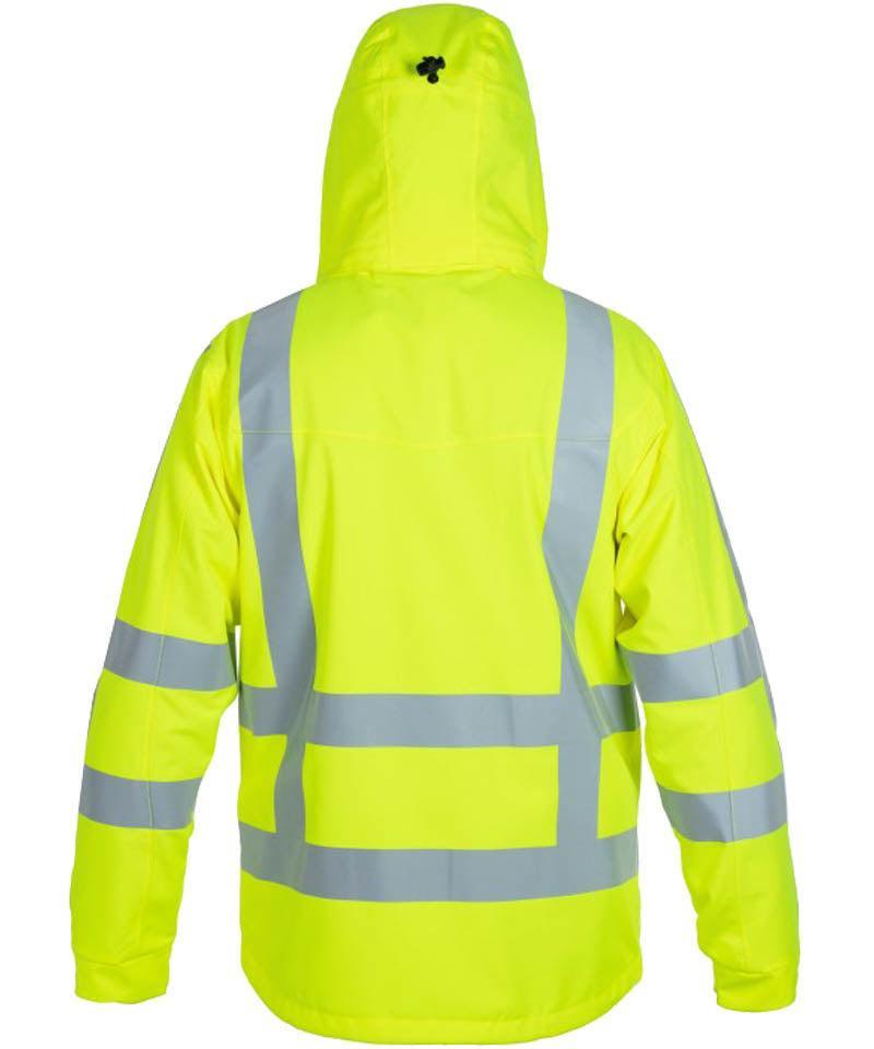 RWS regenjas Hydrowear Boston geel achterkant