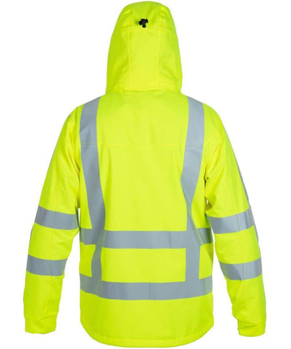 RWS regenjas Hydrowear Boston geel achterkant