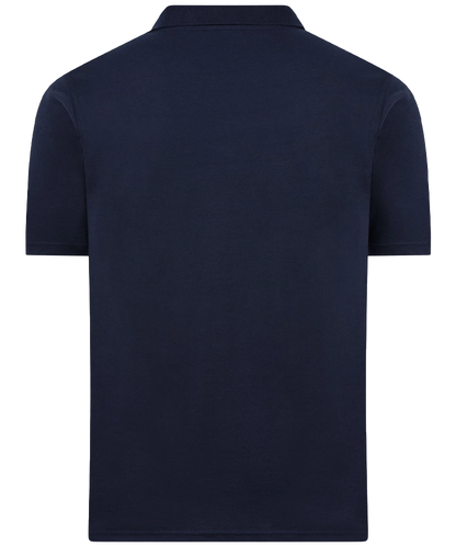Back to Basics Basic Poloshirt Tony navy achterkant