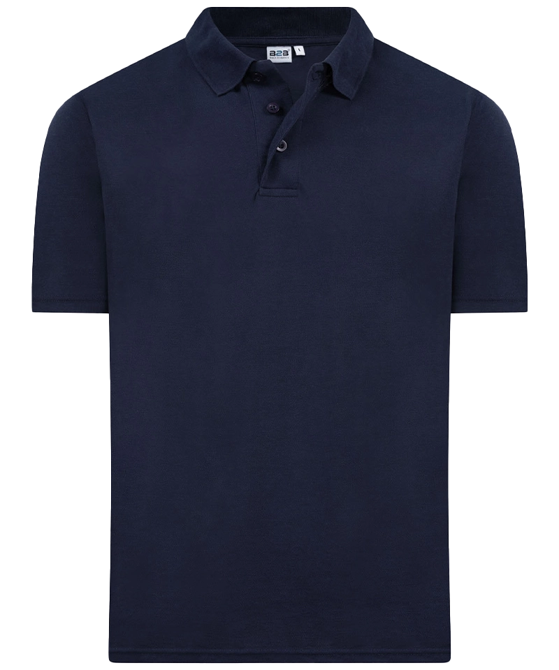 Back to Basics Basic Poloshirt Tony navy voorkant