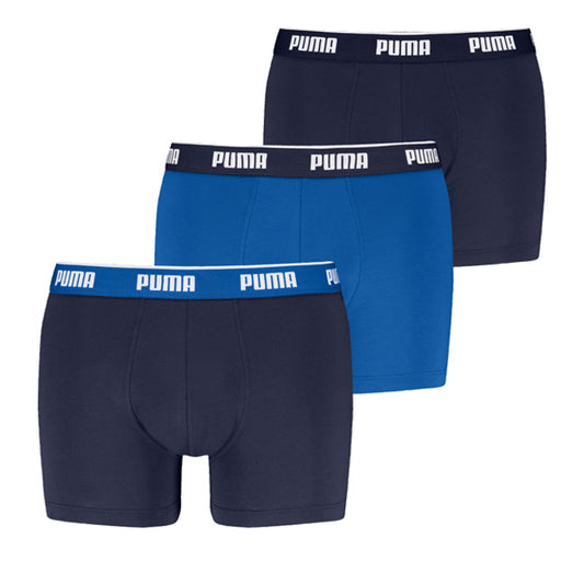 Puma boxershorts 3-pack blauw