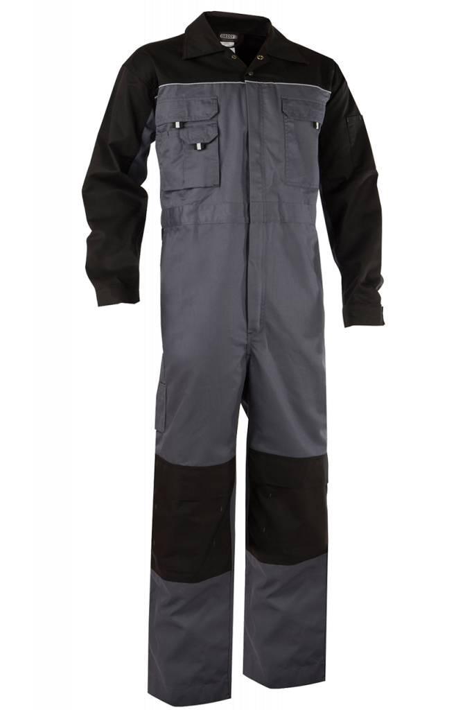 Dassy overall Cannes grijs zwart