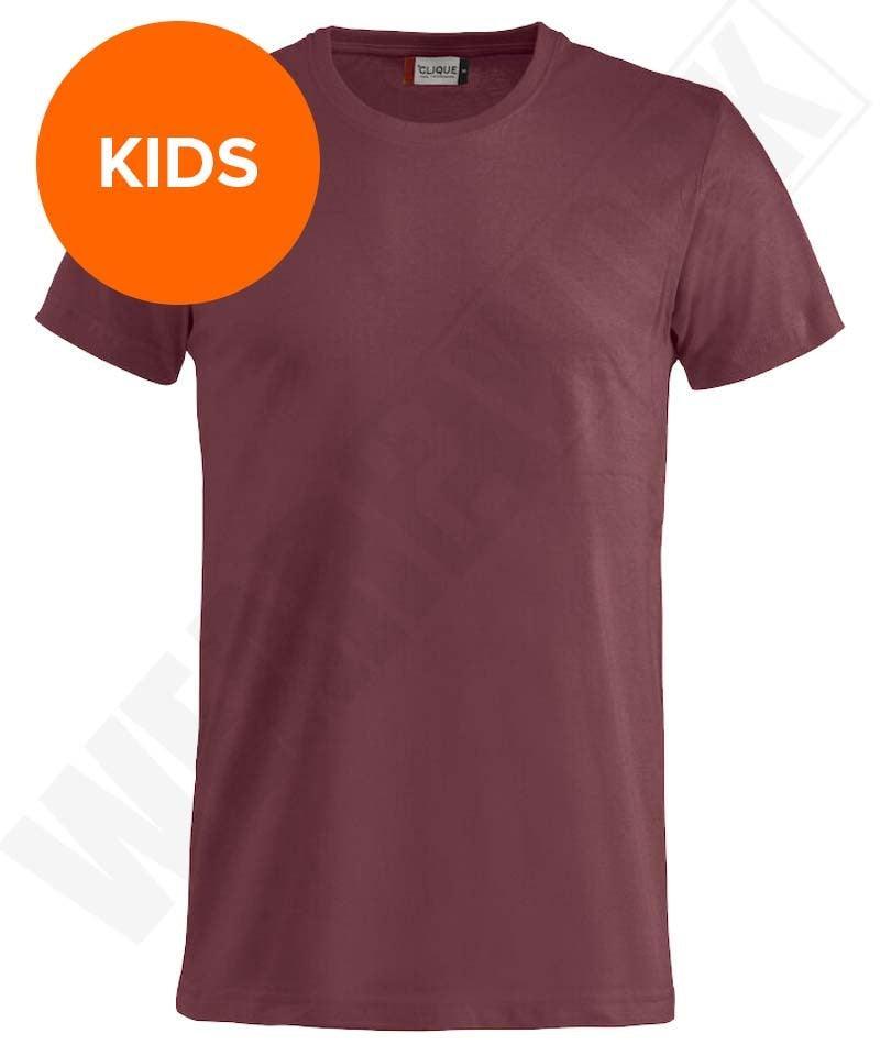 Kinder T-shirt Clique bordeaux