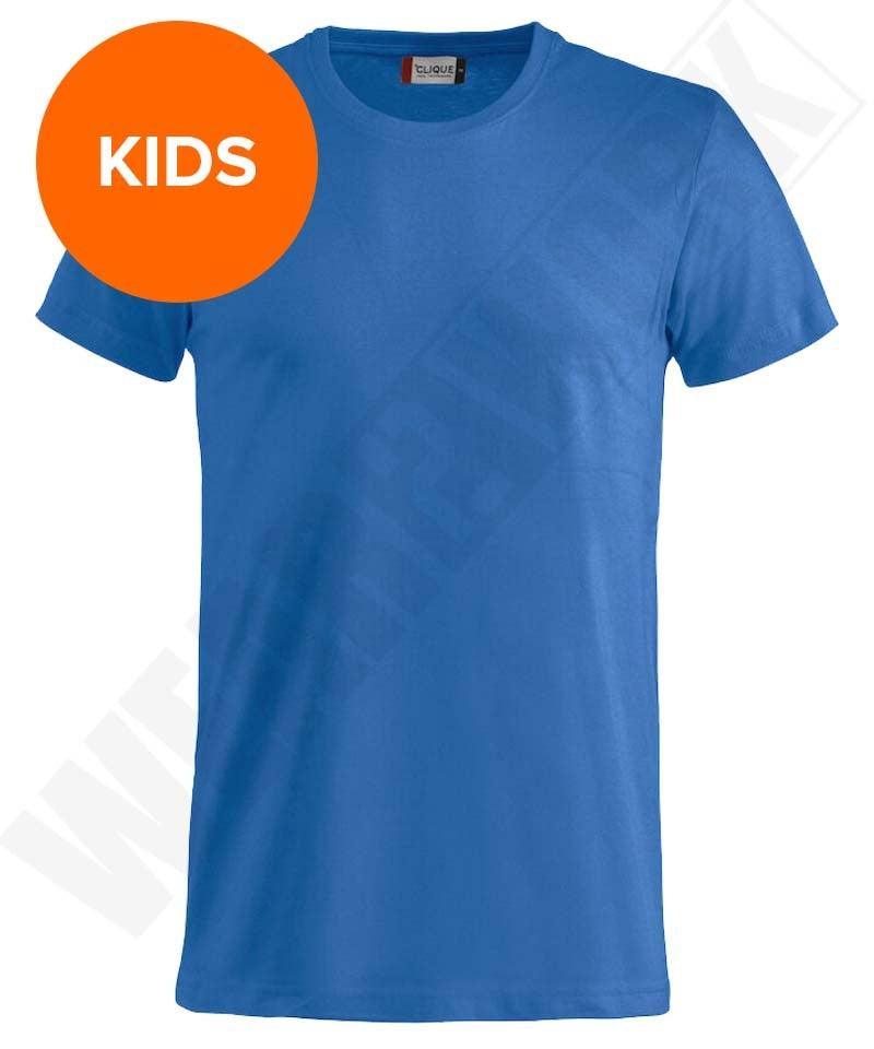 Kinder T-shirt Clique kobaltblauw