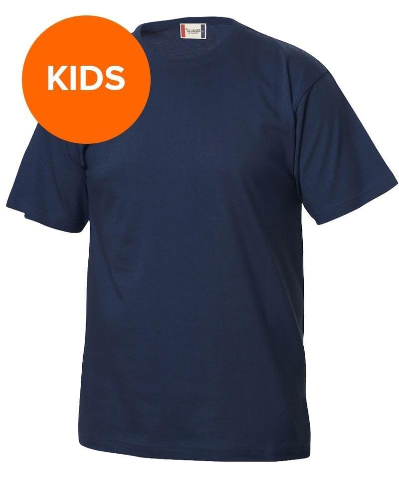 Kinder basic t-shirt Clique navy