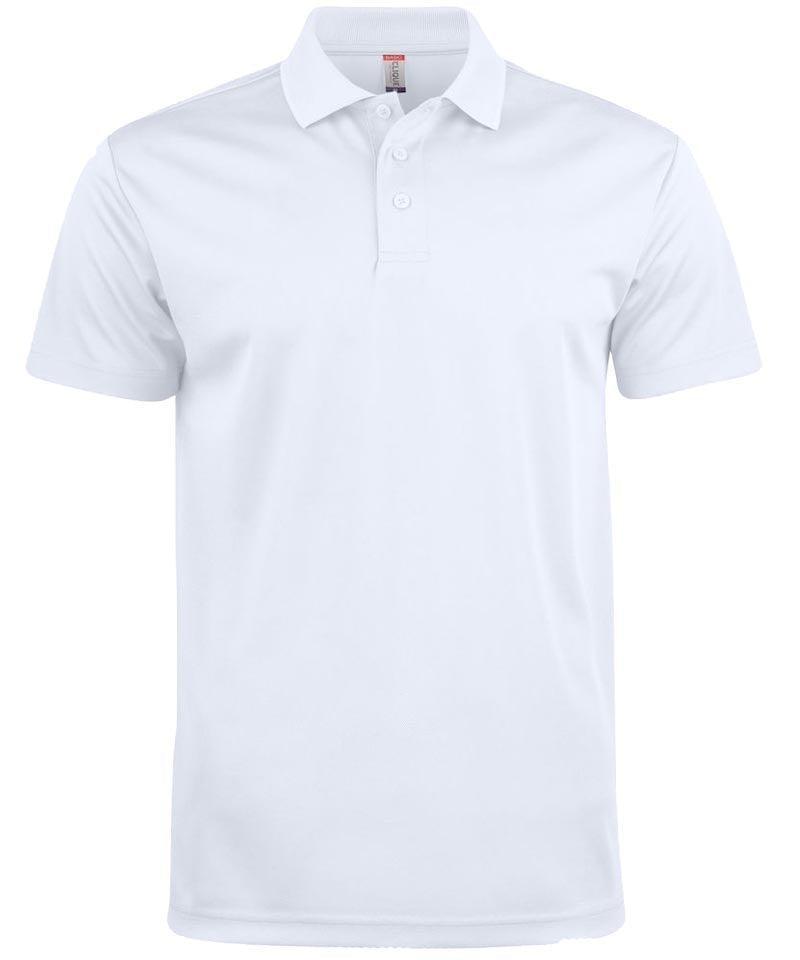 Clique poloshirt active wit