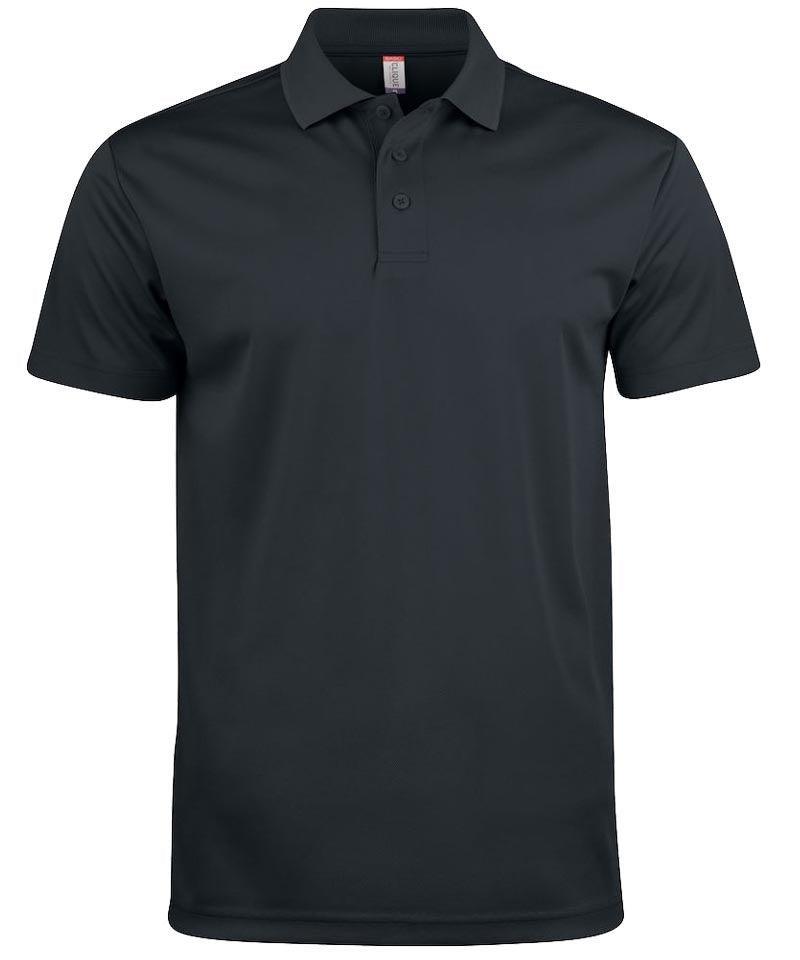 Clique poloshirt active zwart