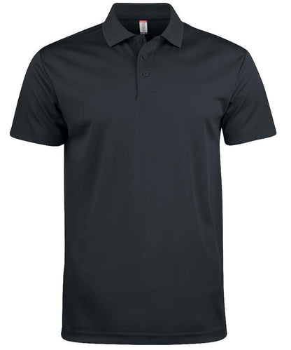 Clique poloshirt active zwart