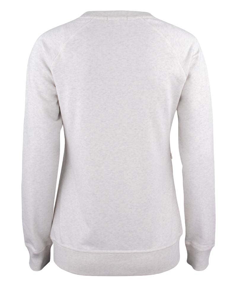 Sweater Premium Oc Clique dames grijs achterkant