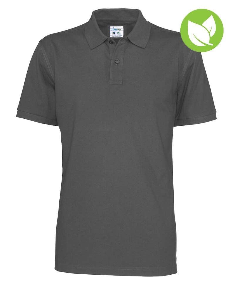 Poloshirt Cottover heren antraciet