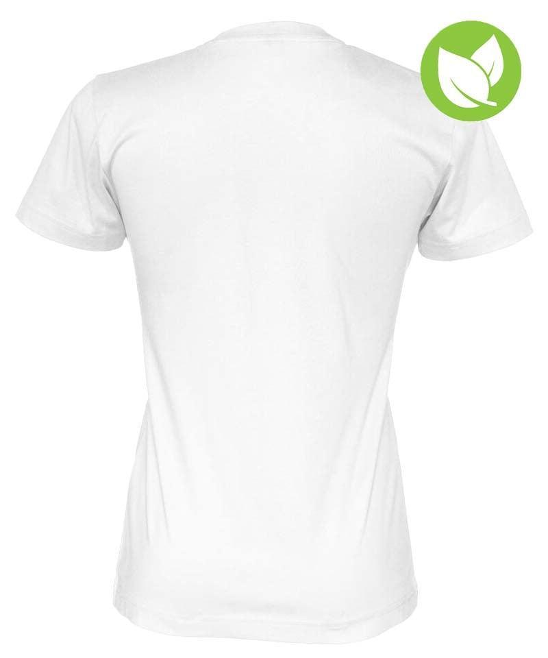 Cottover dames t-shirt wit achterkant