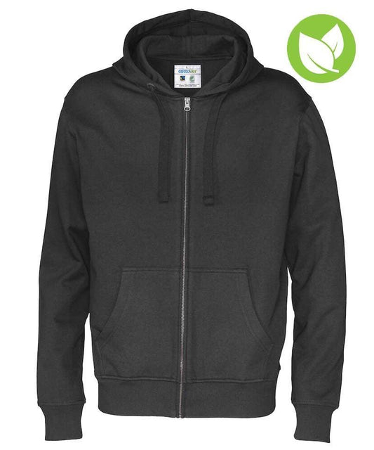 Cottover vest met capuchon heren zwart
