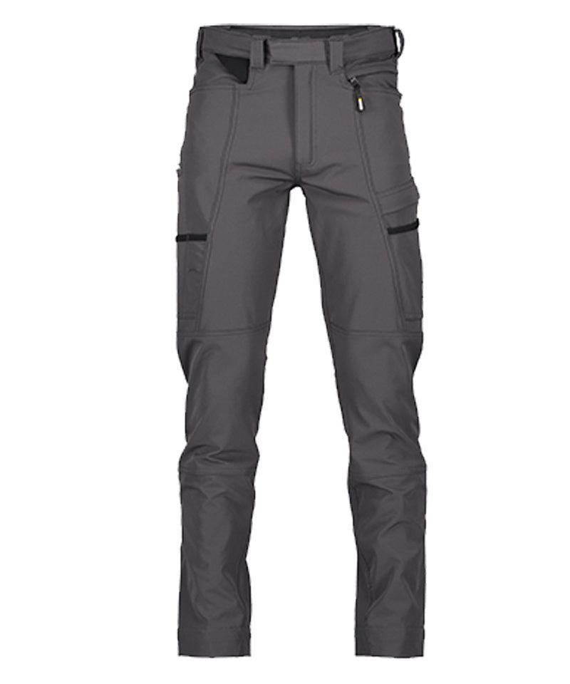 Dassy Storax 4-way stretch Werkbroek grijs voorkant