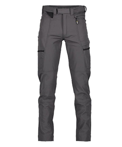 Dassy Storax 4-way stretch Werkbroek grijs voorkant