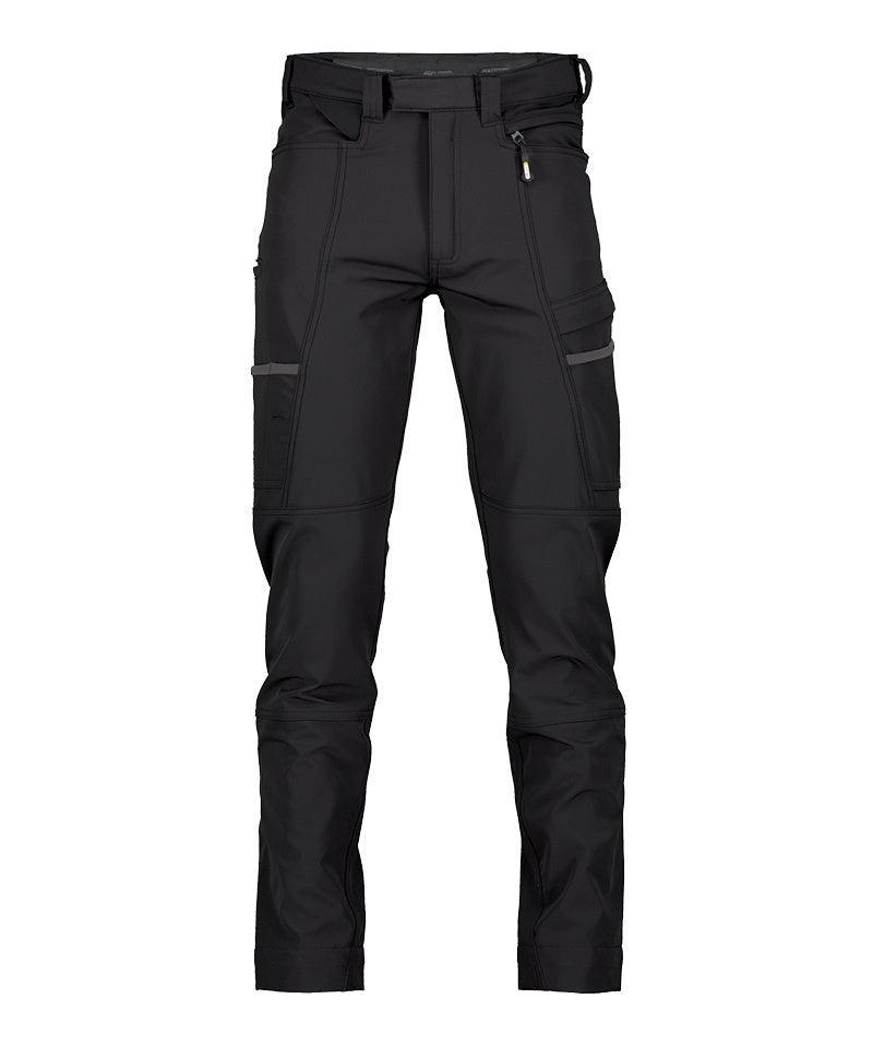 Dassy Storax 4-way stretch Werkbroek  zwart voorkant