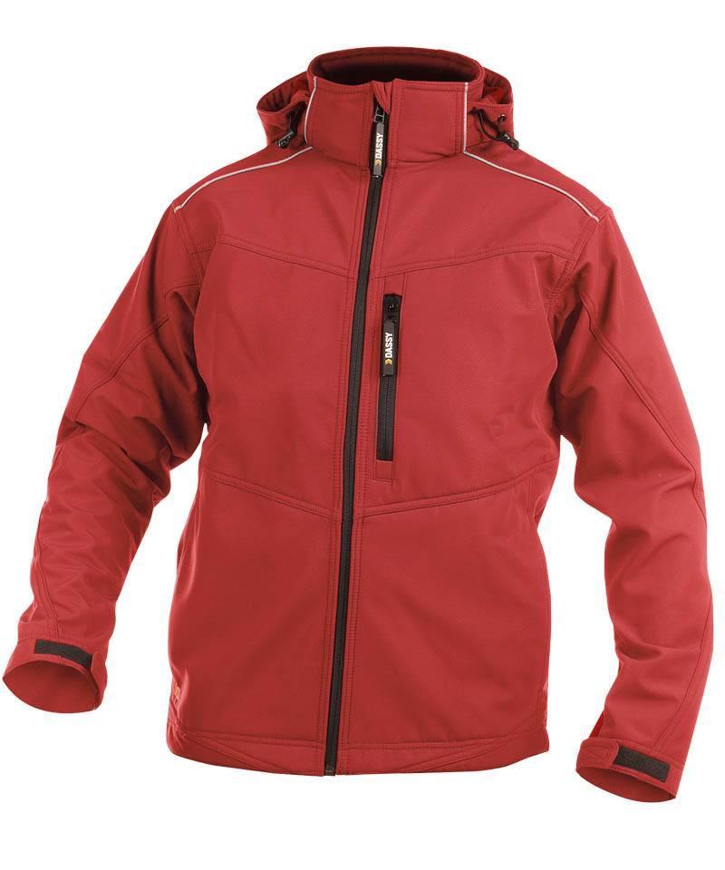 Softshell Jas Tavira Dassy rood