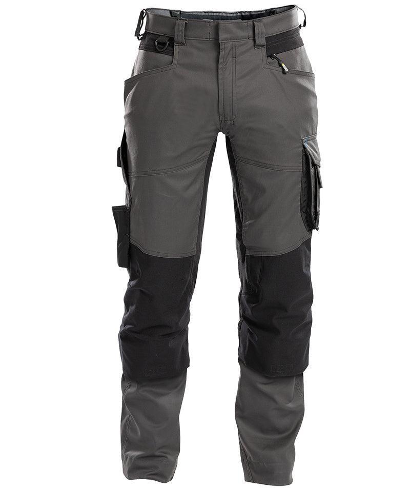 Werkbroek Dassy stretch Dynax grijs zwart