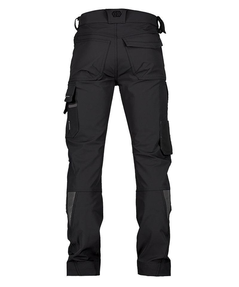 Dassy werkbroek impax black edition achterkant