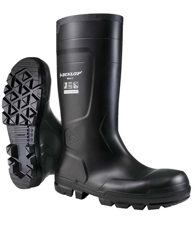 Rubberen werklaarzen Dunlop Work-it  S5 zool