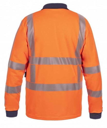 RWS poloshirt lange mouwen Hydrowear Trinidad achterkant