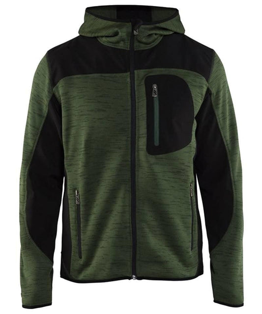 Blaklader vest met Softshell 4930 groen