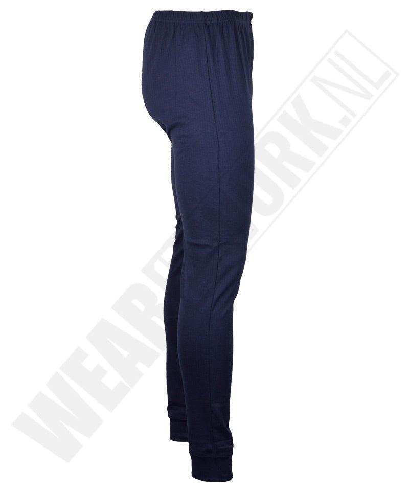 Thermobroek met lange pijpen Portwest navy zijkant