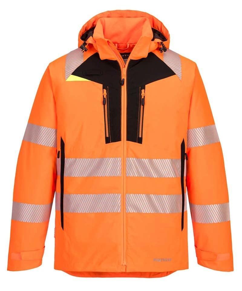 High-visibility gevoerde winterjas DX461 oranje