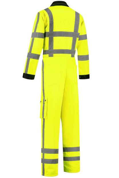 RWS Overall high-visibility geel achterkant