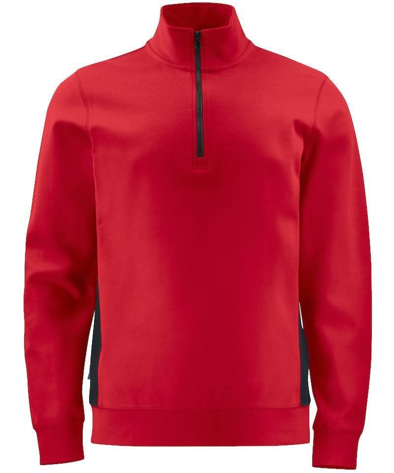 ProJob zipneck sweater 2128 rood