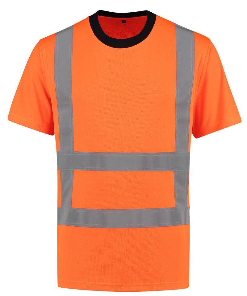 RWS T-shirt high-visibility oranje voorkant
