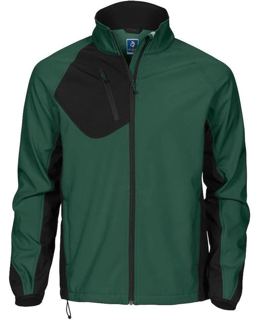Softshell jas ProJob 2422 groen voorkant