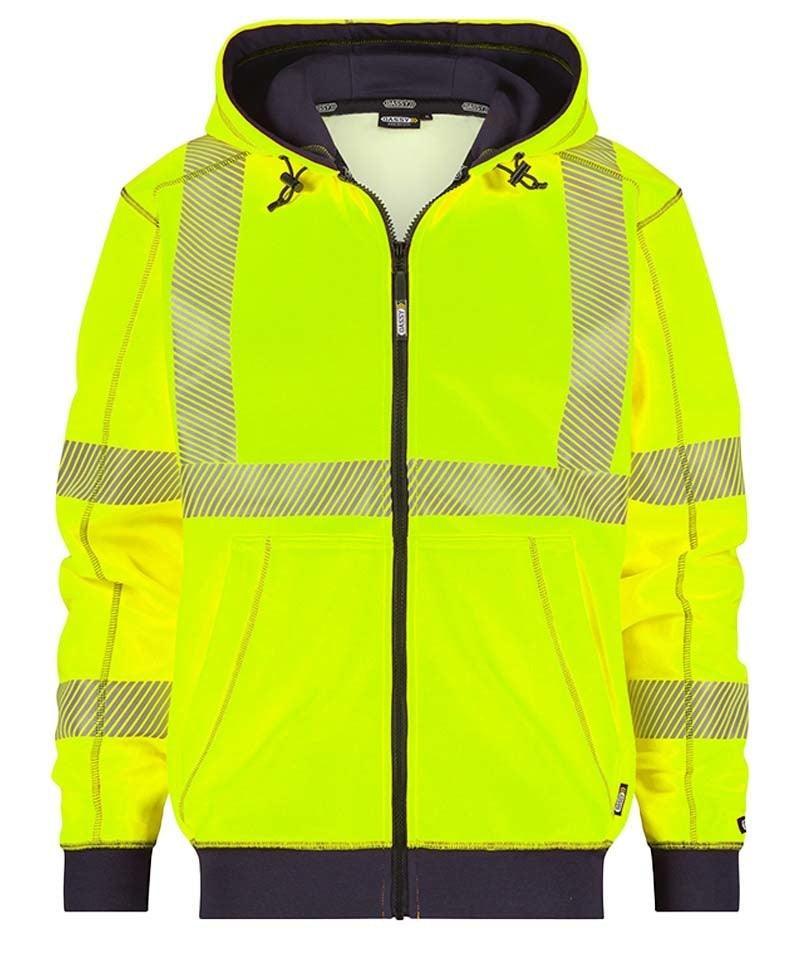 Reflecterende vest high-visibility Dassy Evans geel