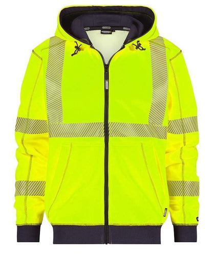 Reflecterende vest high-visibility Dassy Evans geel