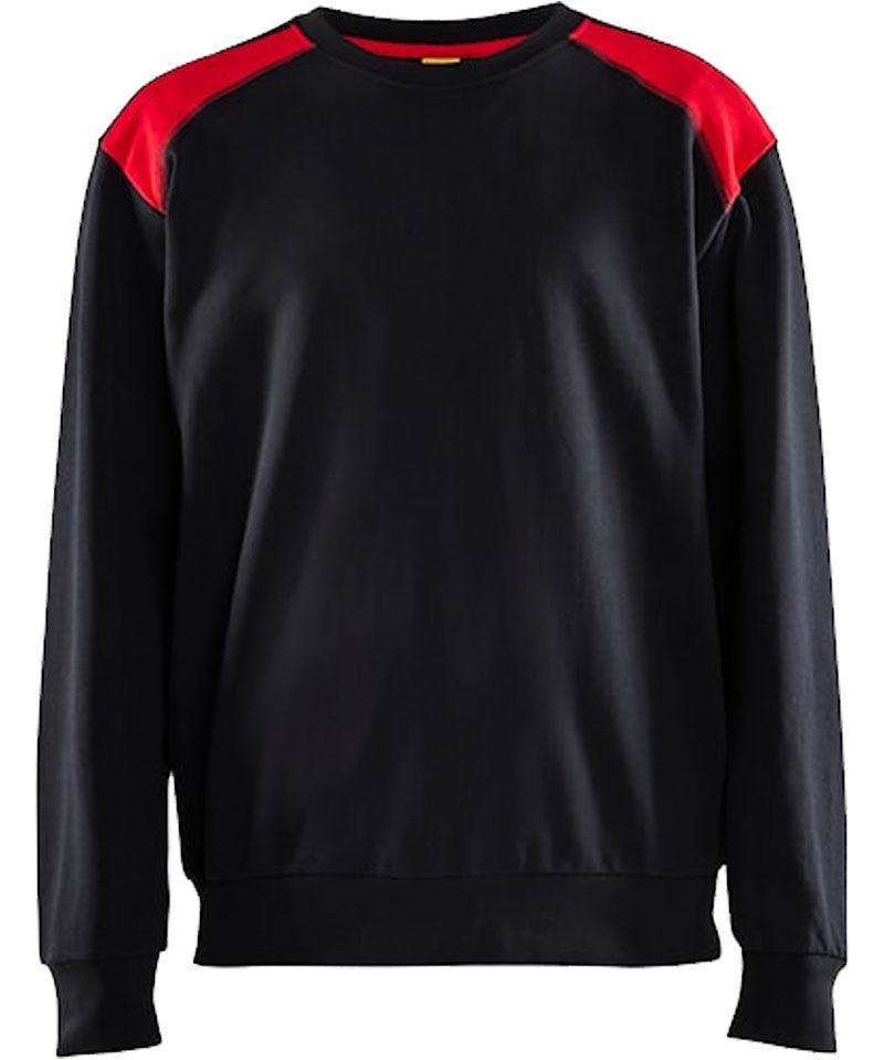 Blaklader sweater 3580 zwart rood