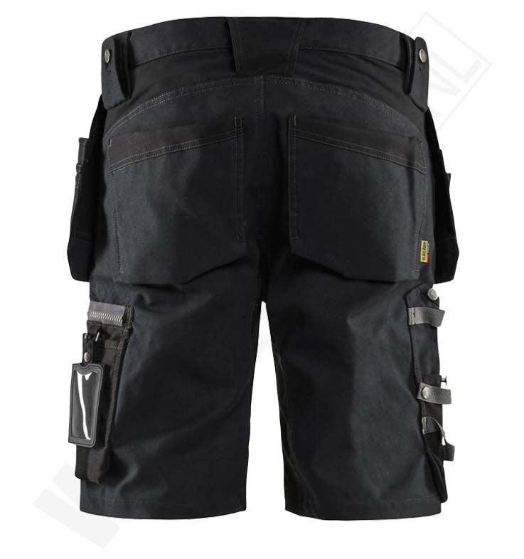 Korte werkbroek stretch Blaklader 1598-1343 achterkant
