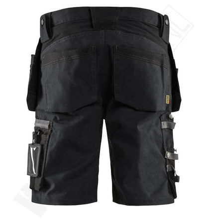 Korte werkbroek stretch Blaklader 1598-1343 achterkant