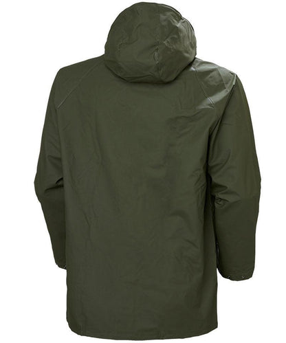 Regenjas Mandal Helly Hansen groen achterkant
