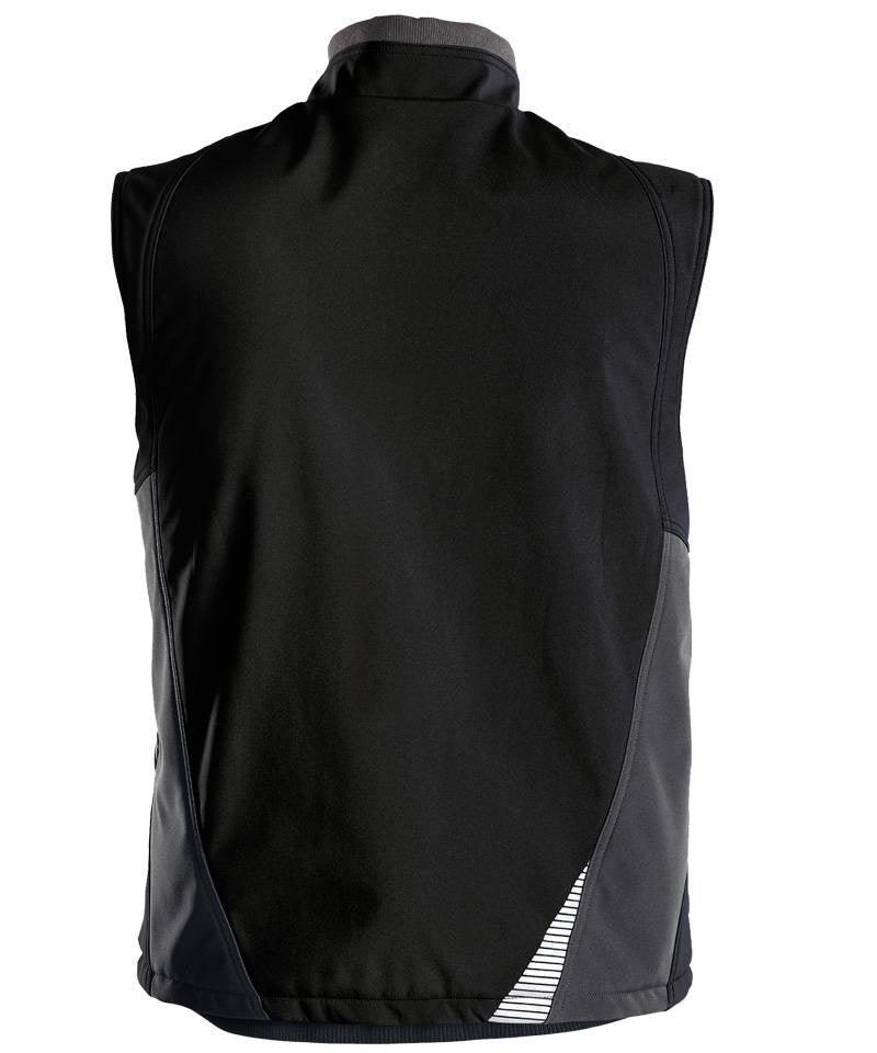 Dassy softshell bodywarmer Fusion achterkant