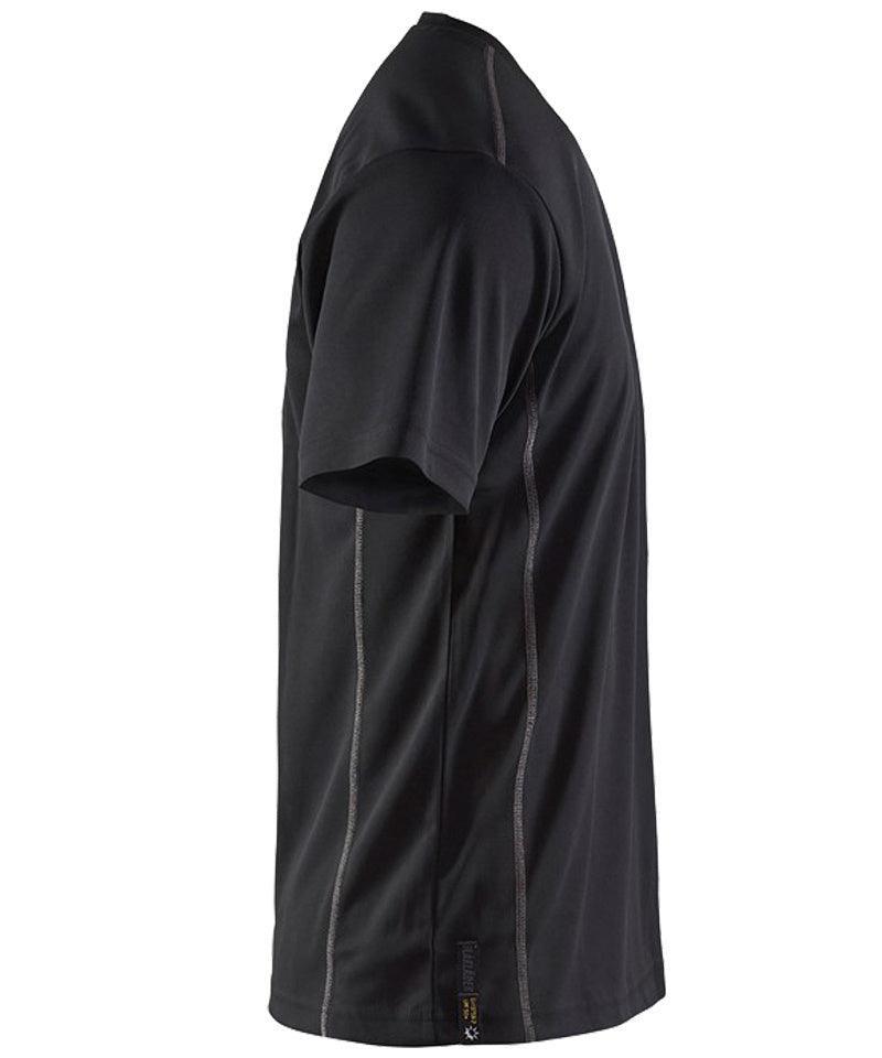 Bamboe t-shirt UV beschermend Blaklader zijkant