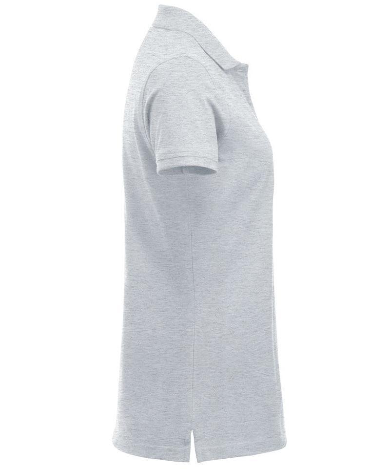 Dames poloshirt Marion wit zijkant