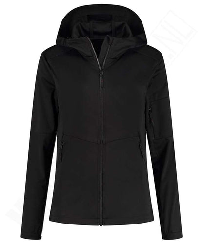 Softshell jack Santino Seattle dames zwart