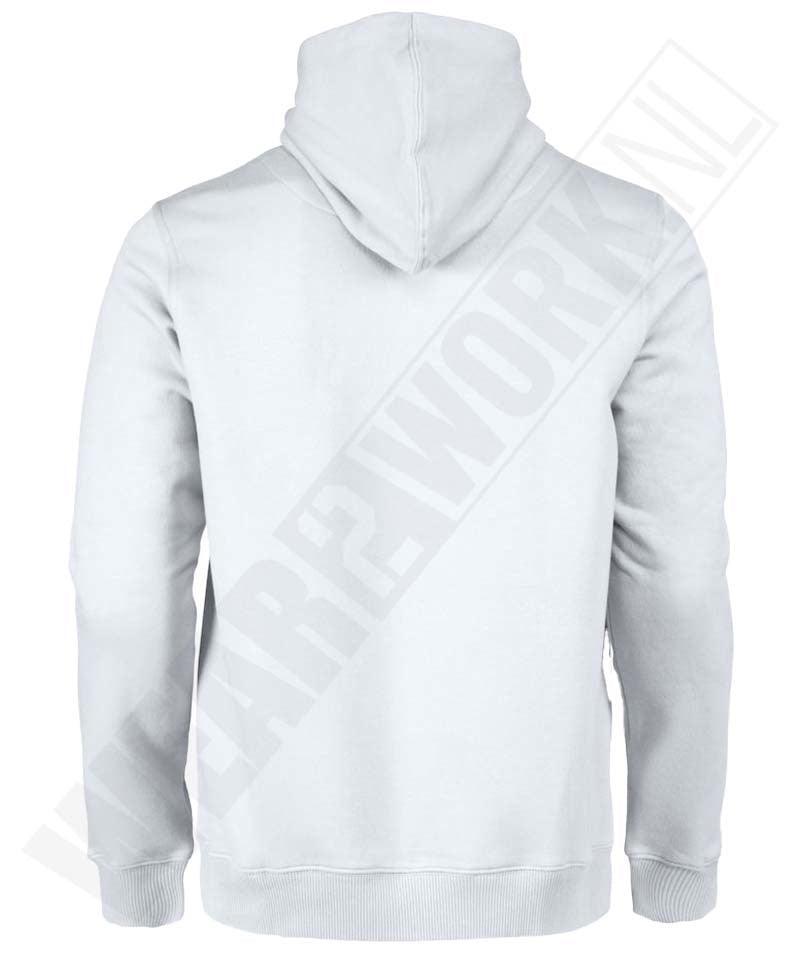 Hoodie Fastpitch wit achterkant