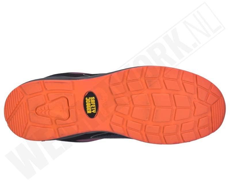Dames werkschoenen S1P SRC ESD Cador Roze Safety Jogger zool