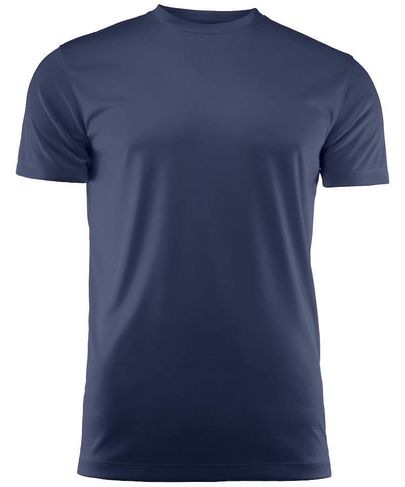 Printer sportshirt navy