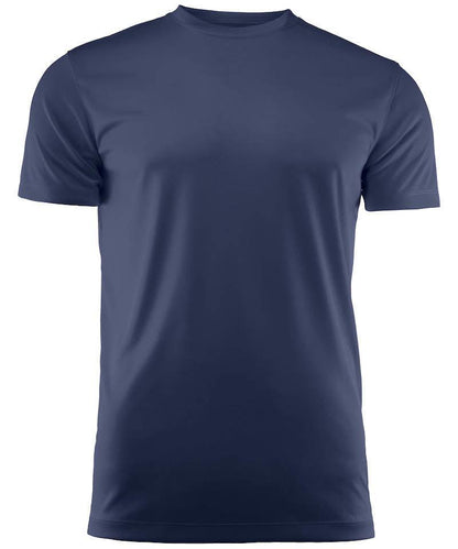 Printer sportshirt navy