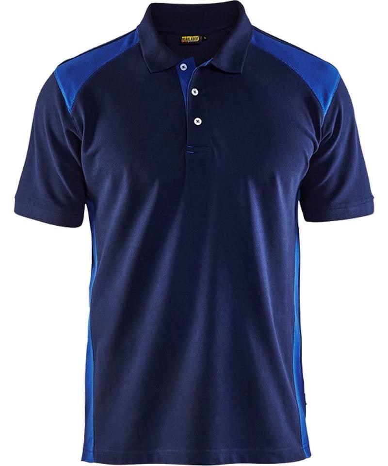 Poloshirt Blaklader Pique navy blauw